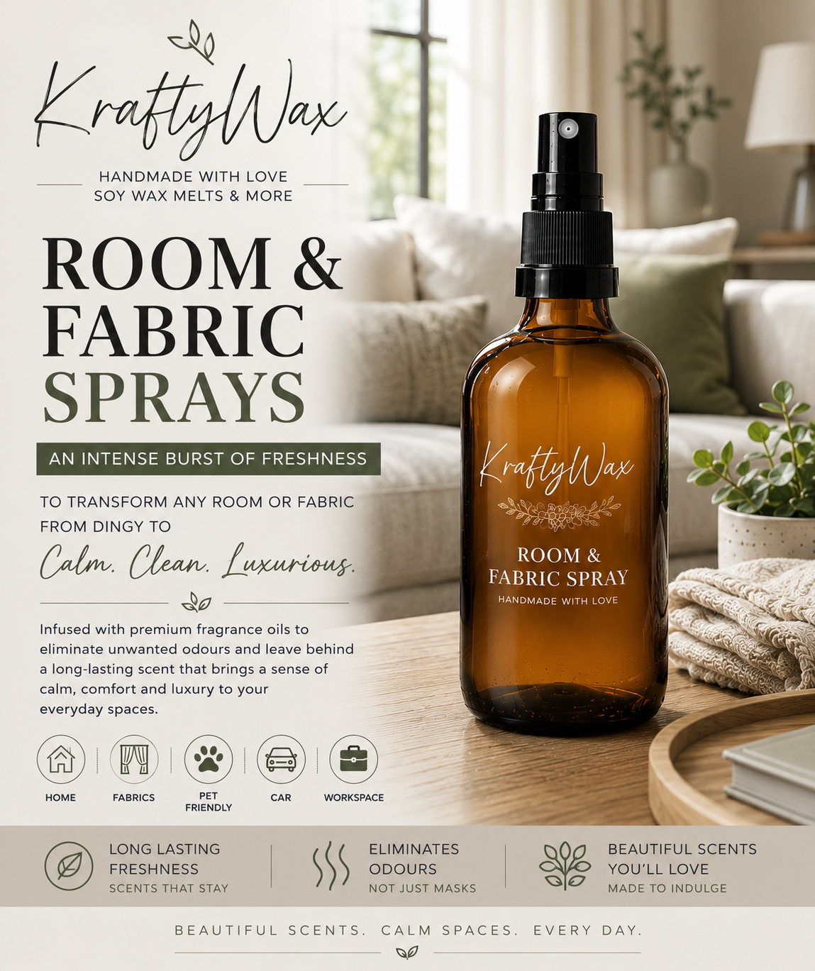 Kraftywax Beautiful Day Scented products