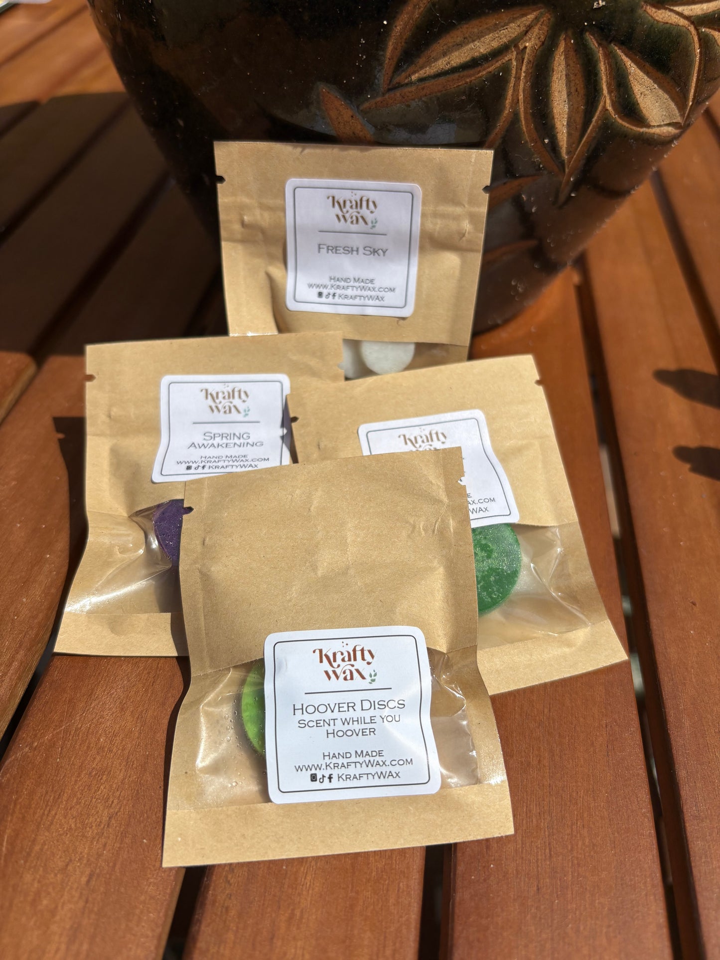 Kraftywax Rhubarb & Rose Scented Products