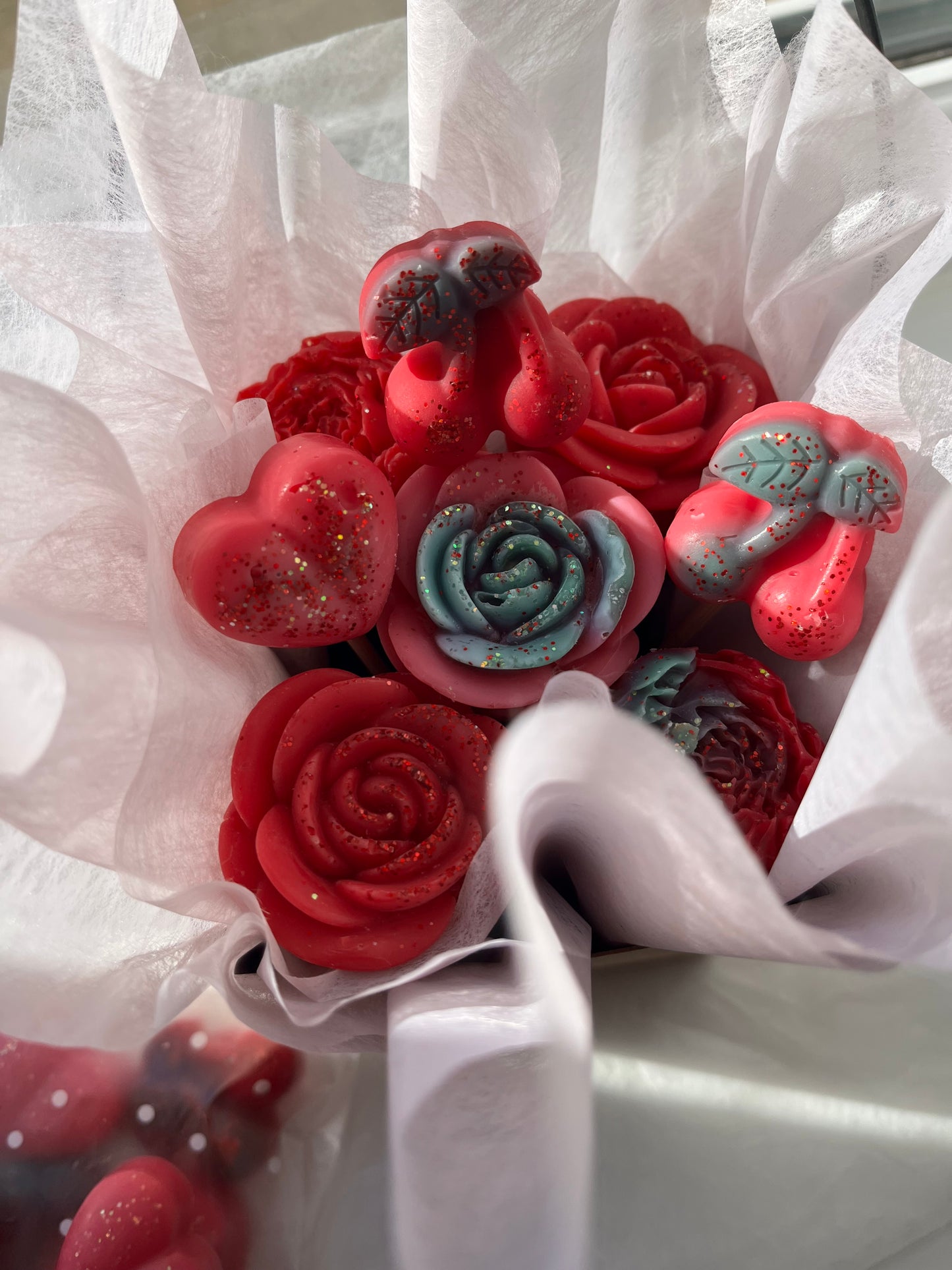 Kraftywax Cherry Kisses & Strawberry Hearts Scented Products