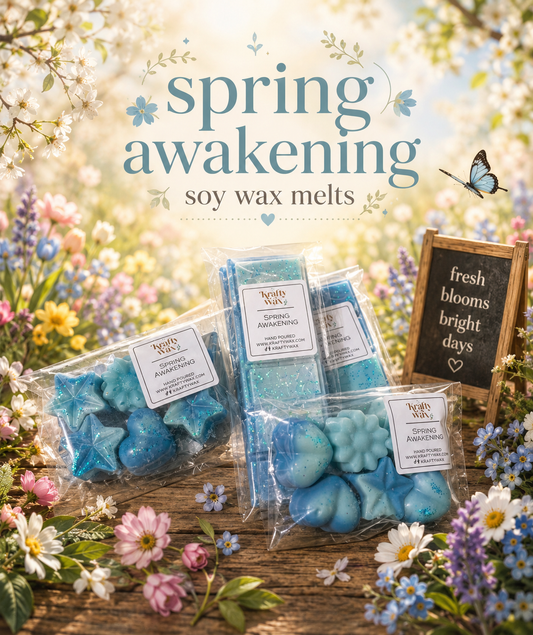 Kraftywax Spring Awaken Scented Products