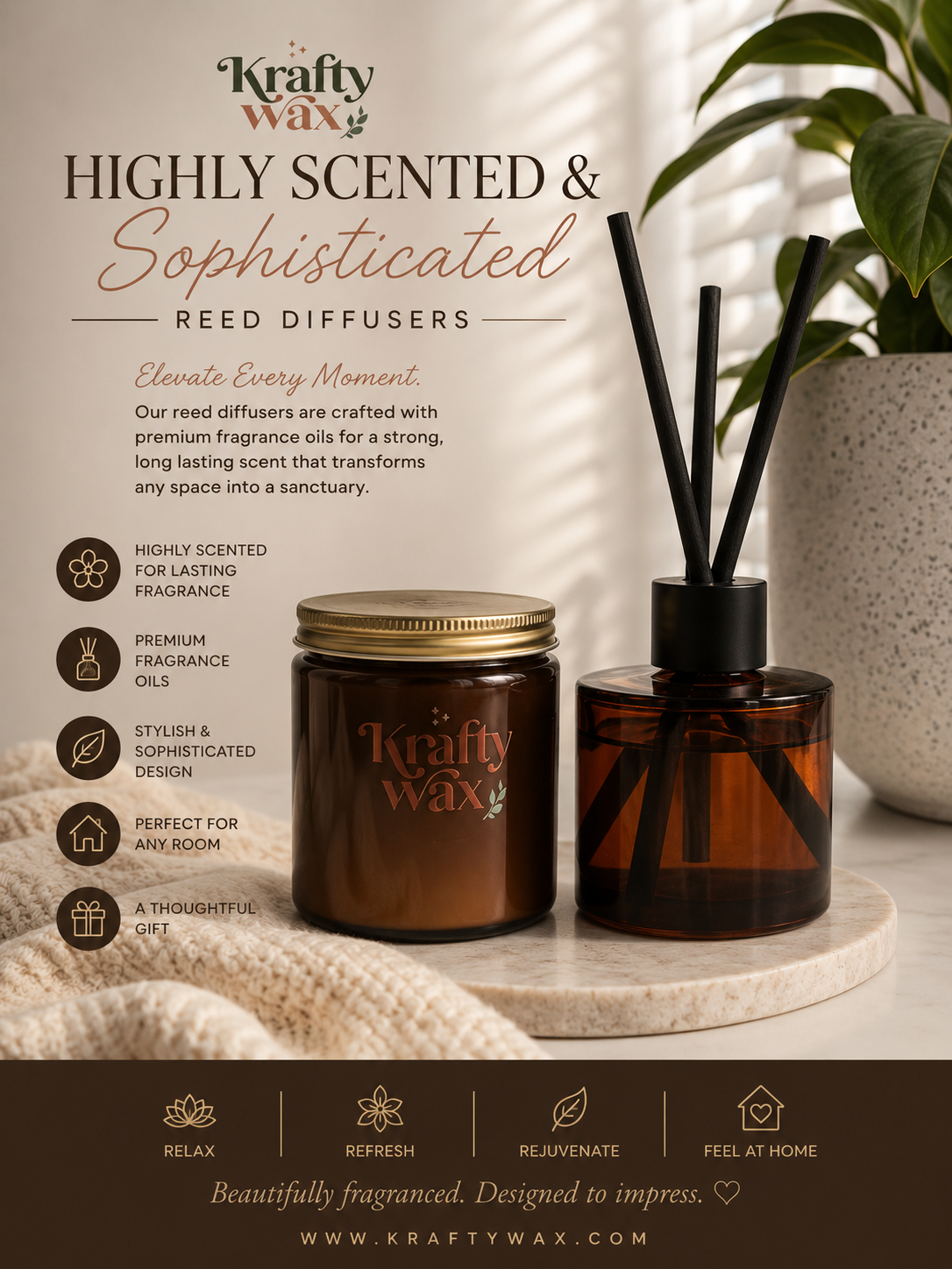 Kraftywax Beautiful Day Scented products