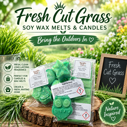 Kraftywax Fresh Cut Grass Scented Products