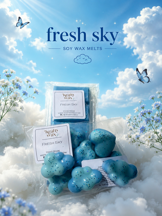 Kraftywax Fresh Sky Scented Products