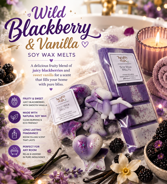 Kraftywax Wild Blackberry & Vanilla Scented Products