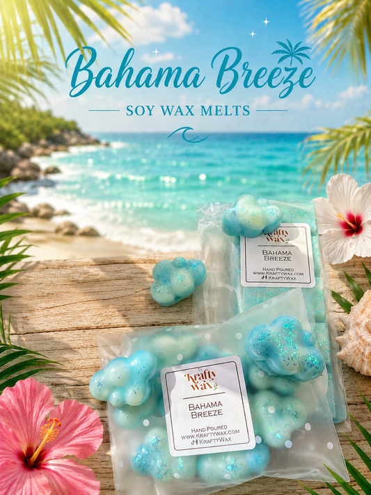 Kraftywax Bahama Breeze Scented Products