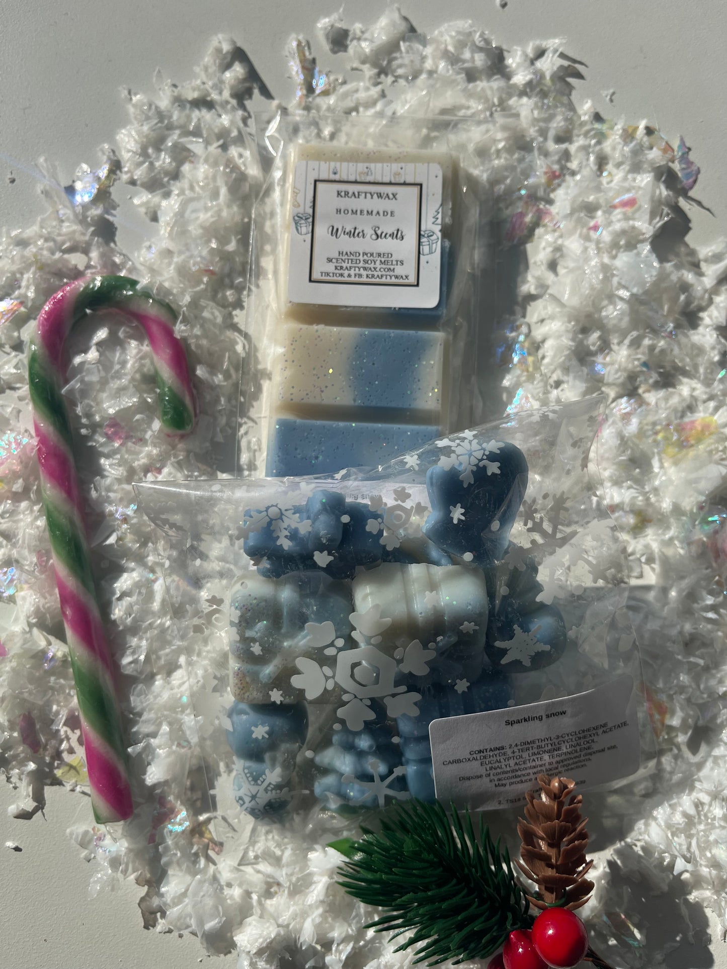 Kraftywax Sparkling Snow Scented Products