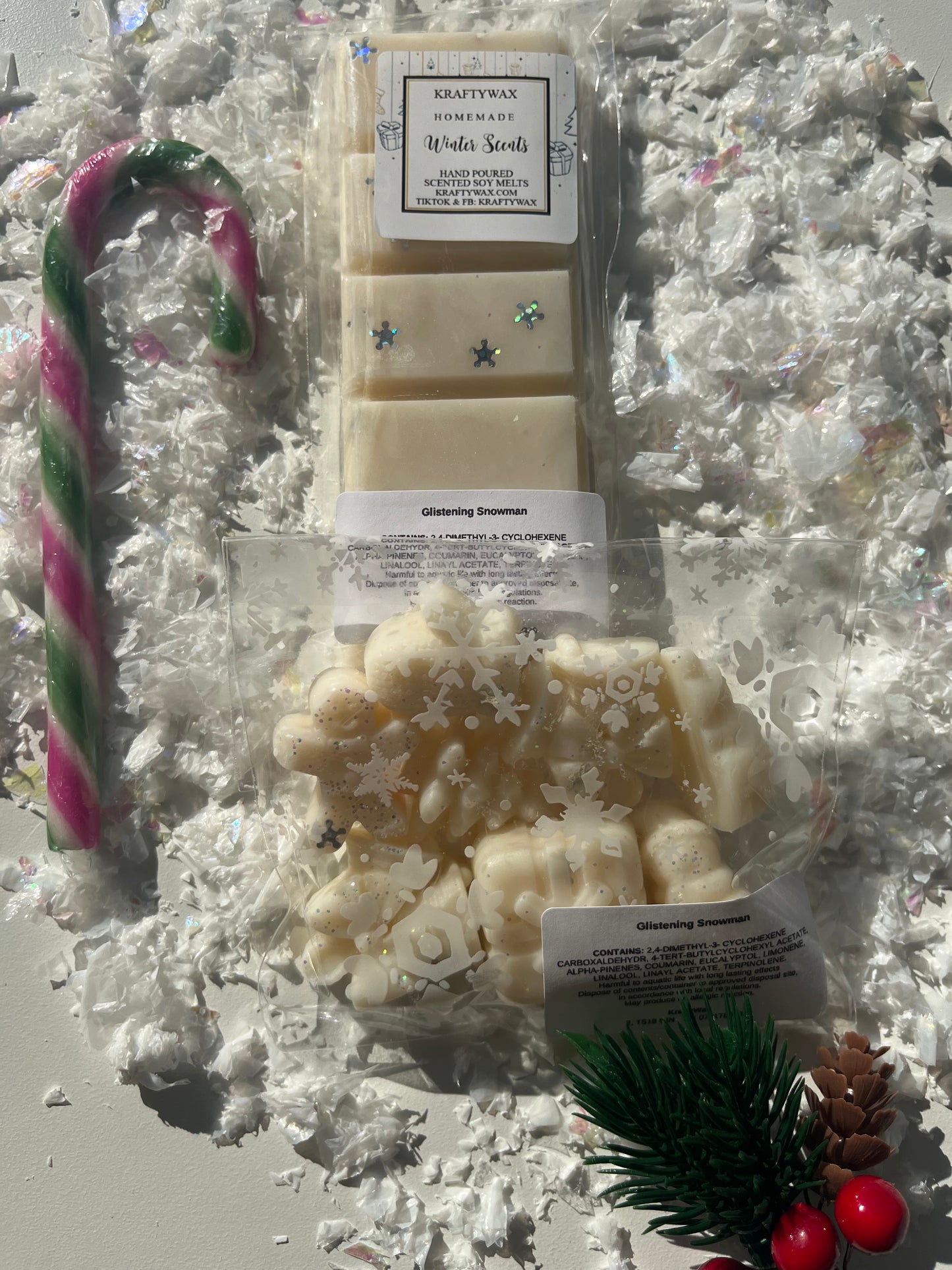 Kraftywax Glistening Snowman Scented Products