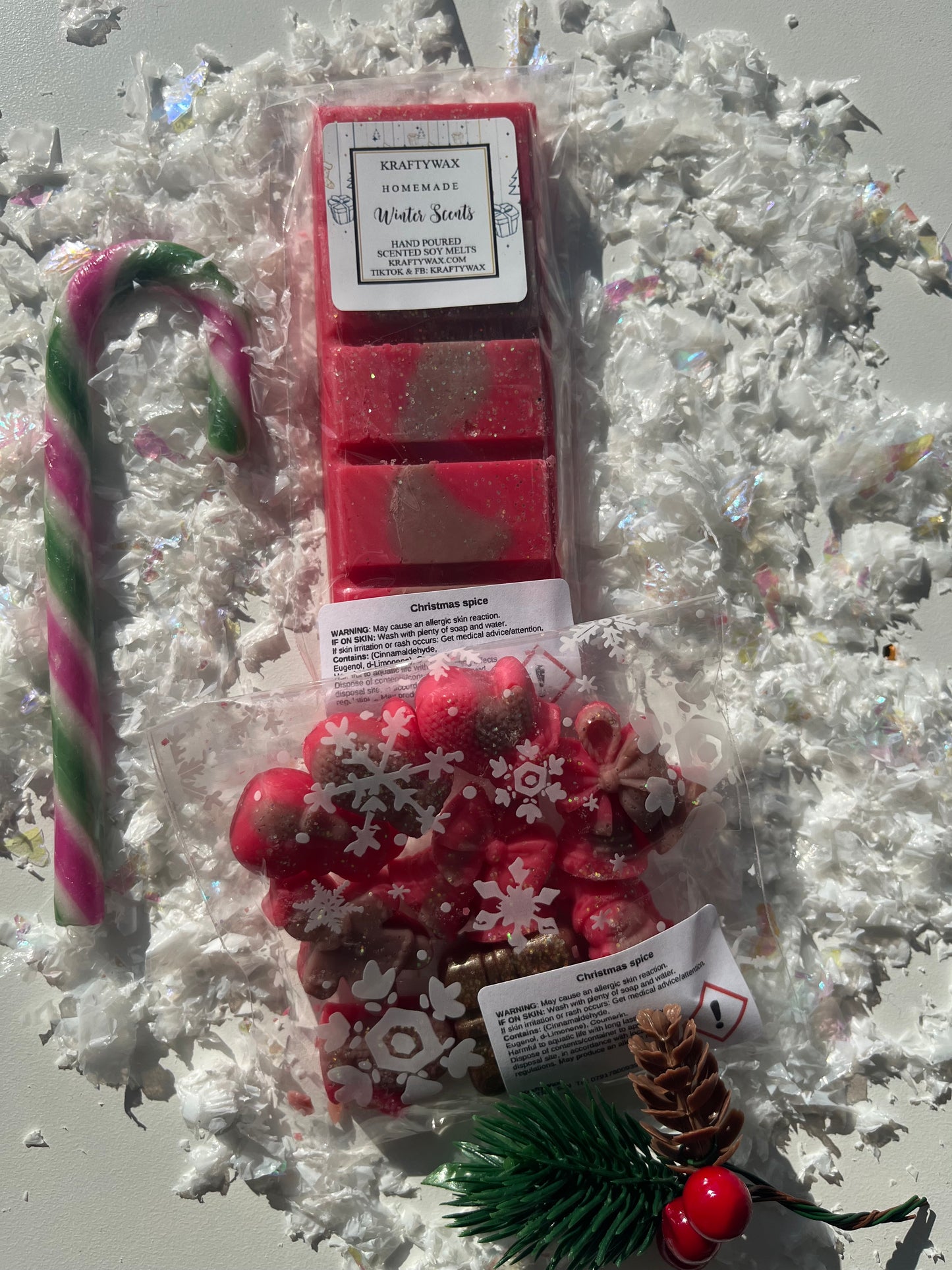 Kraftywax Winter Christmas Spice Scented Products
