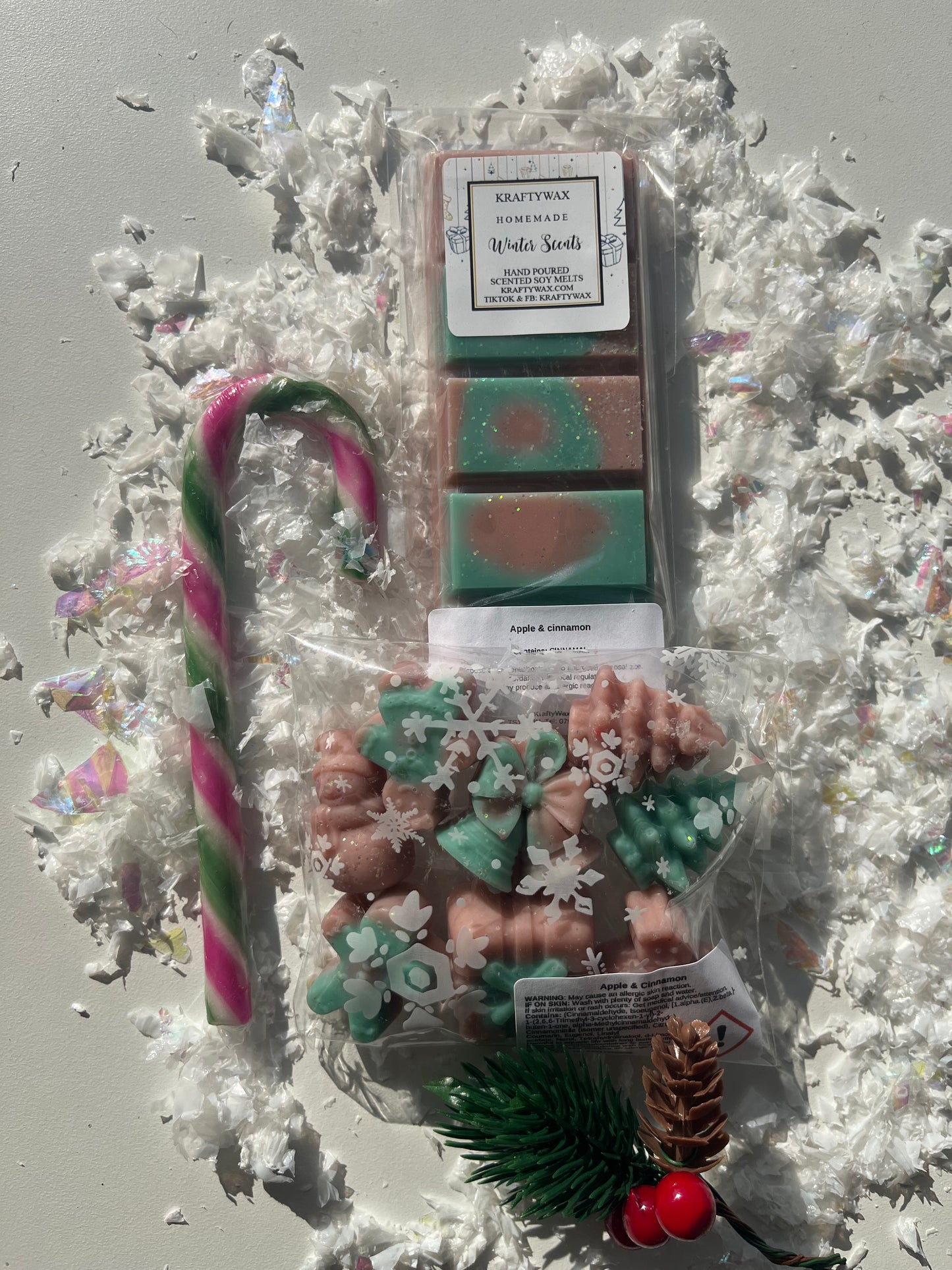 Kraftywax Apple & Cinnamon Scented Products