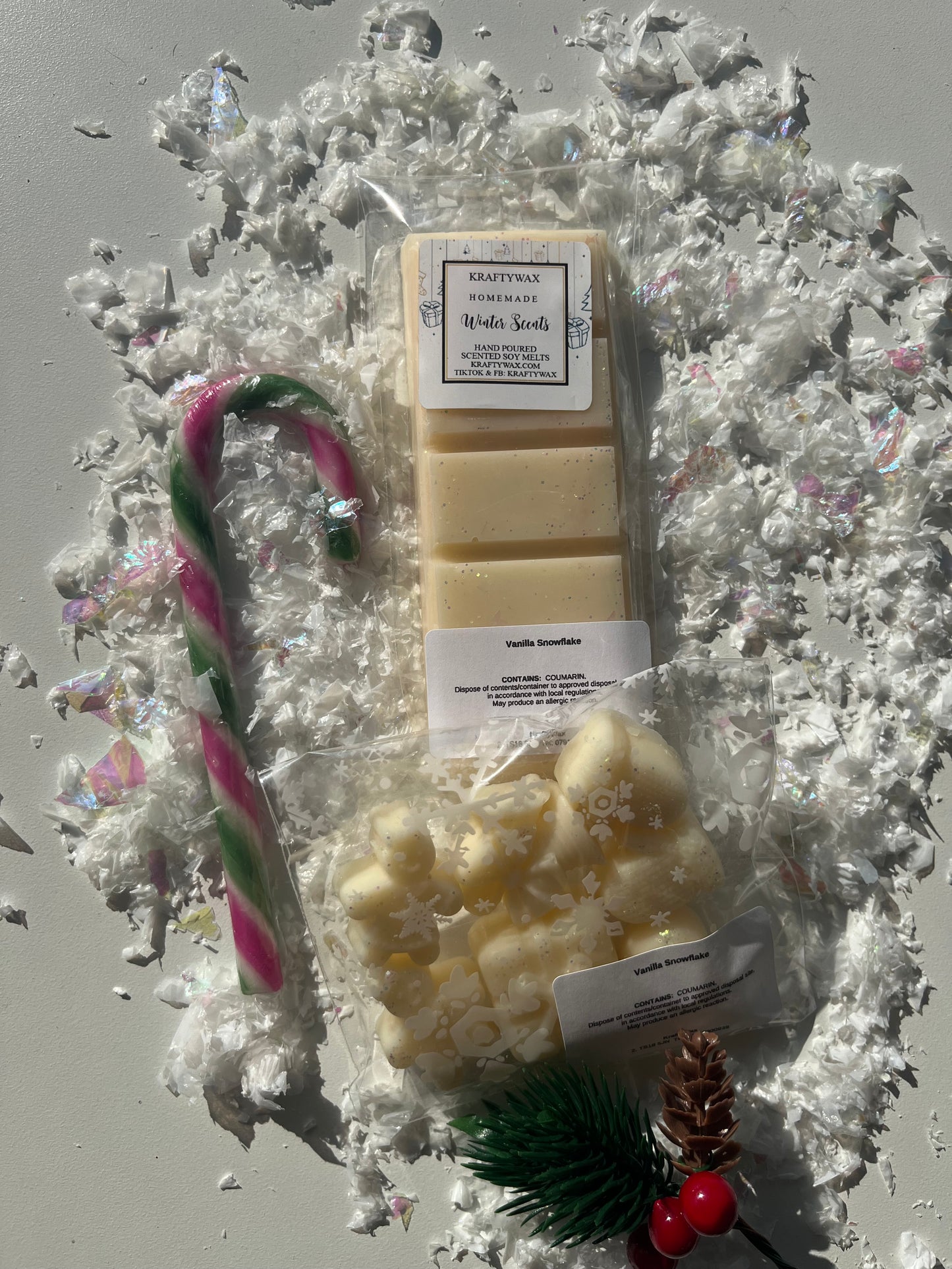 Kraftywax Vanilla Snowflake Scented Products