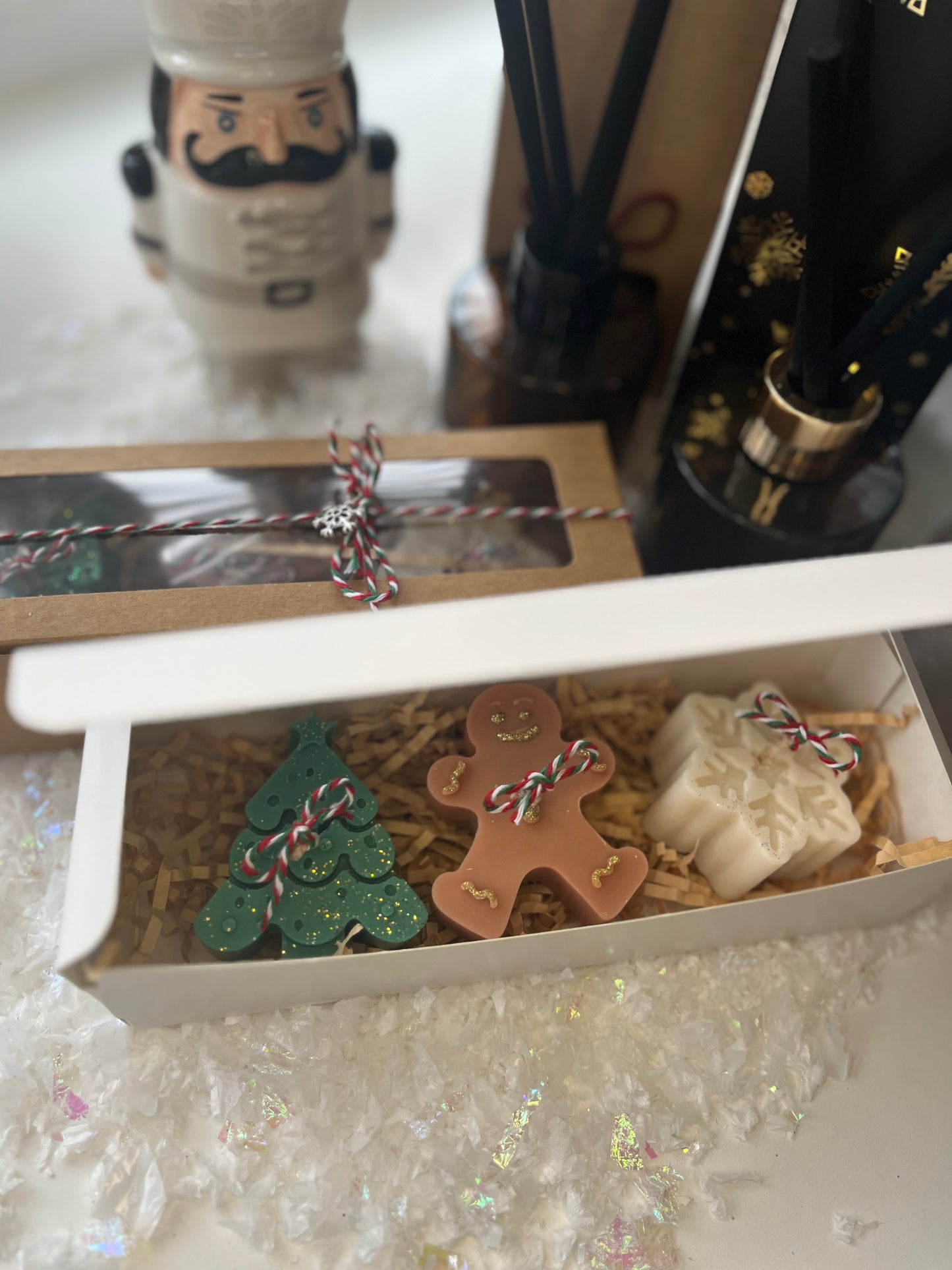 Kraftywax Christmas Pillar Candle Giftset