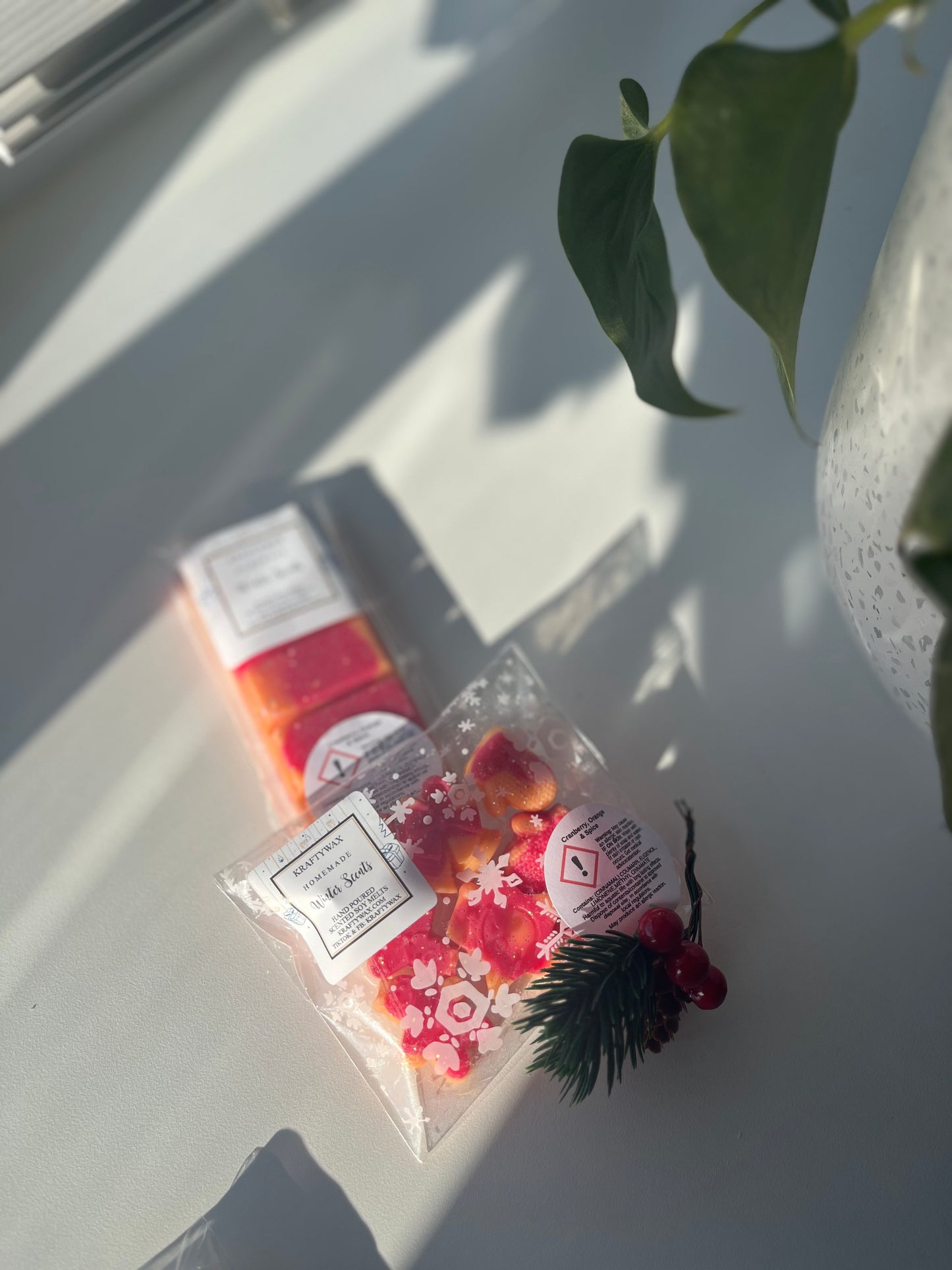 Kraftywax Cranberry Orange & Spice Scented Products