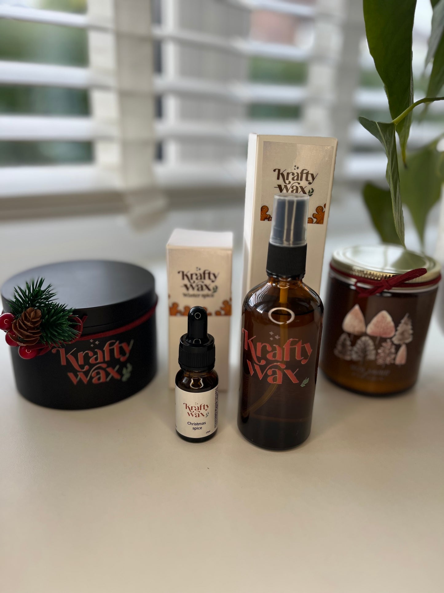 Kraftywax Winter Christmas Spice Scented Products
