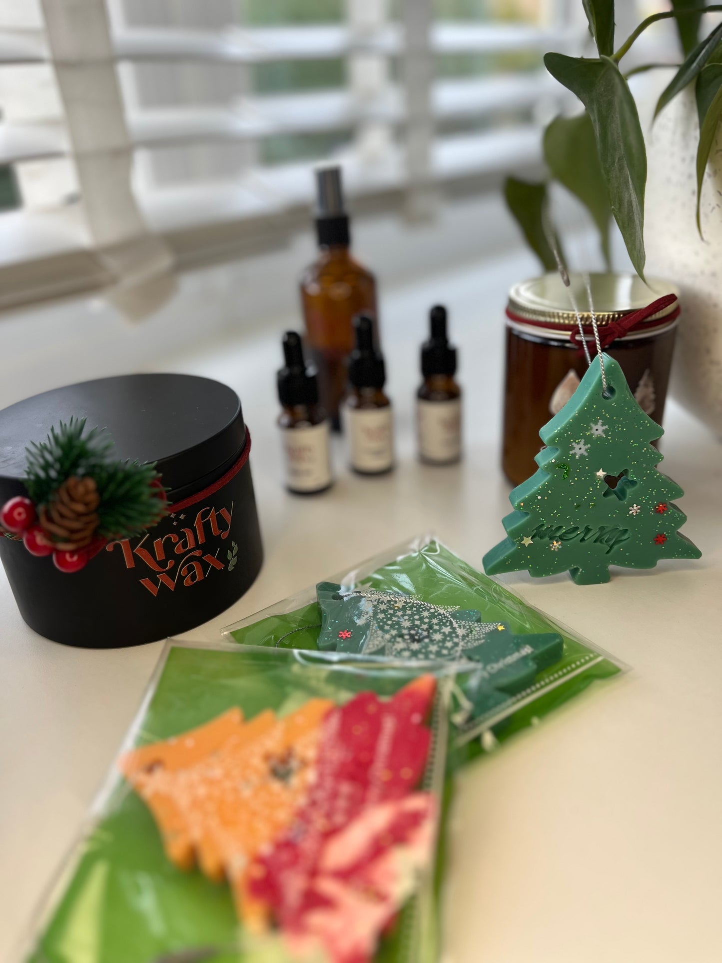 Kraftywax Cranberry Orange & Spice Scented Products