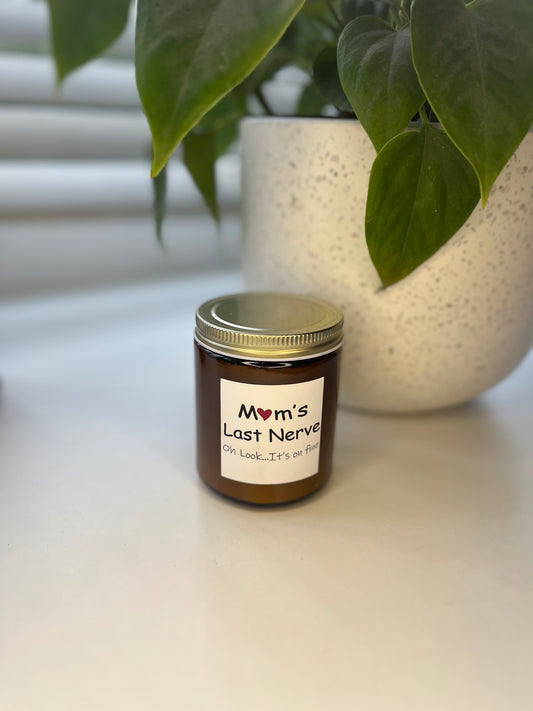 Kraftywax “mums last nerve” humour Candle
