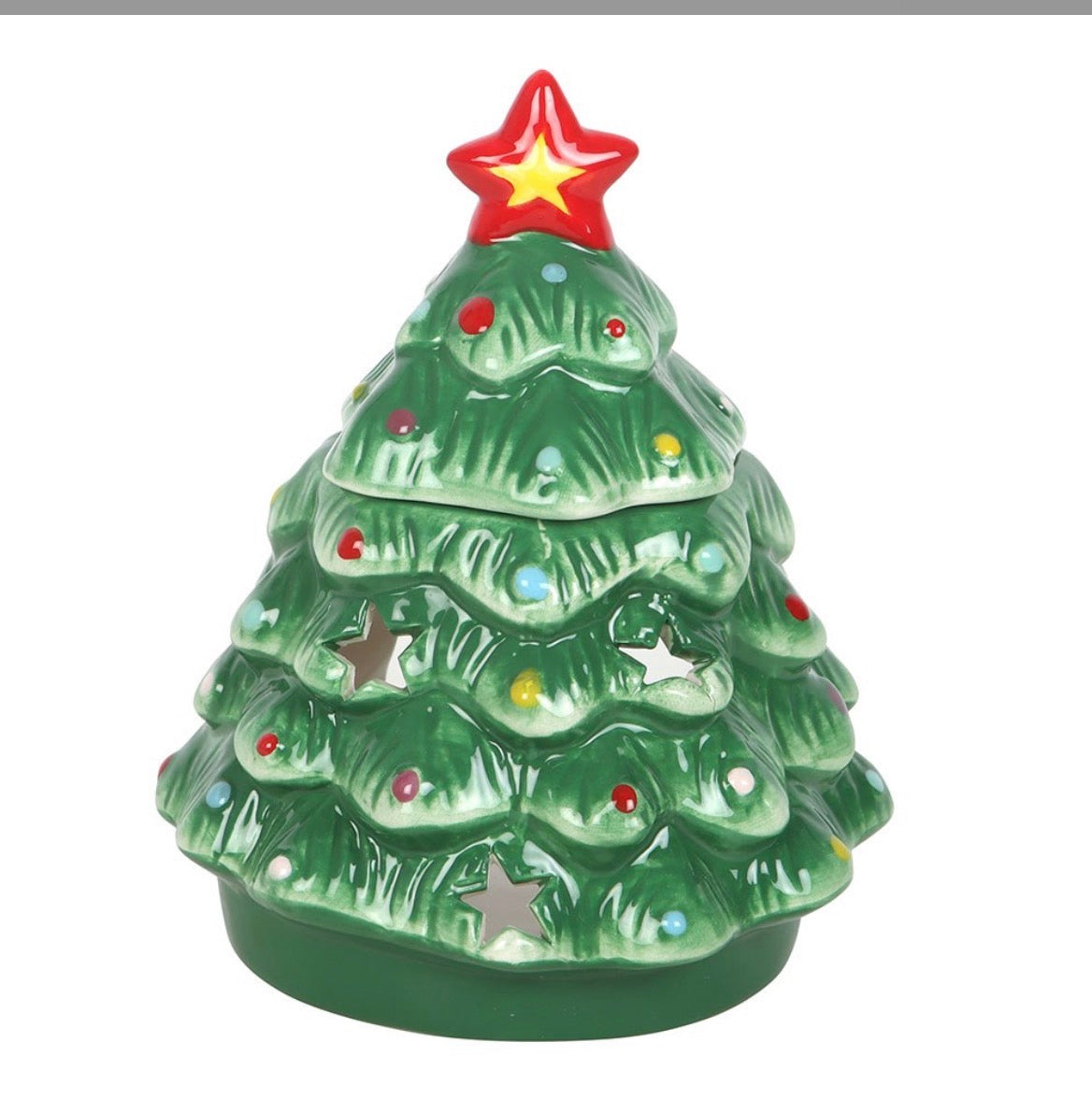 Traditional Christmas Tree Wax/Oil Tea light Burner