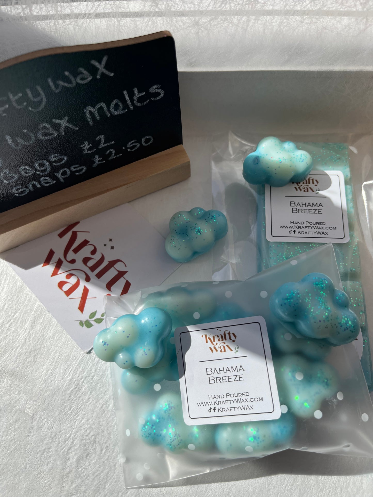 Kraftywax Bahama Breeze Scented Products