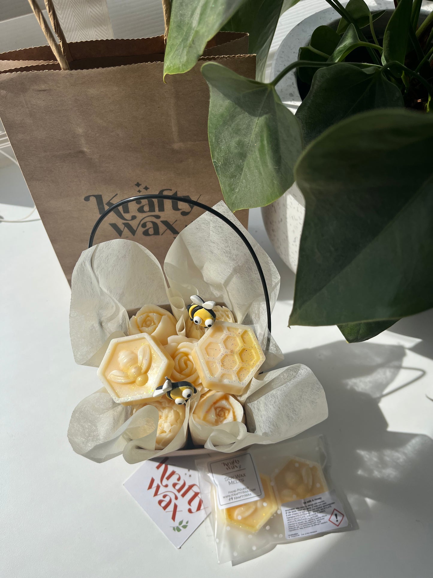Kraftywax Almond Milk & Honey Scented Products