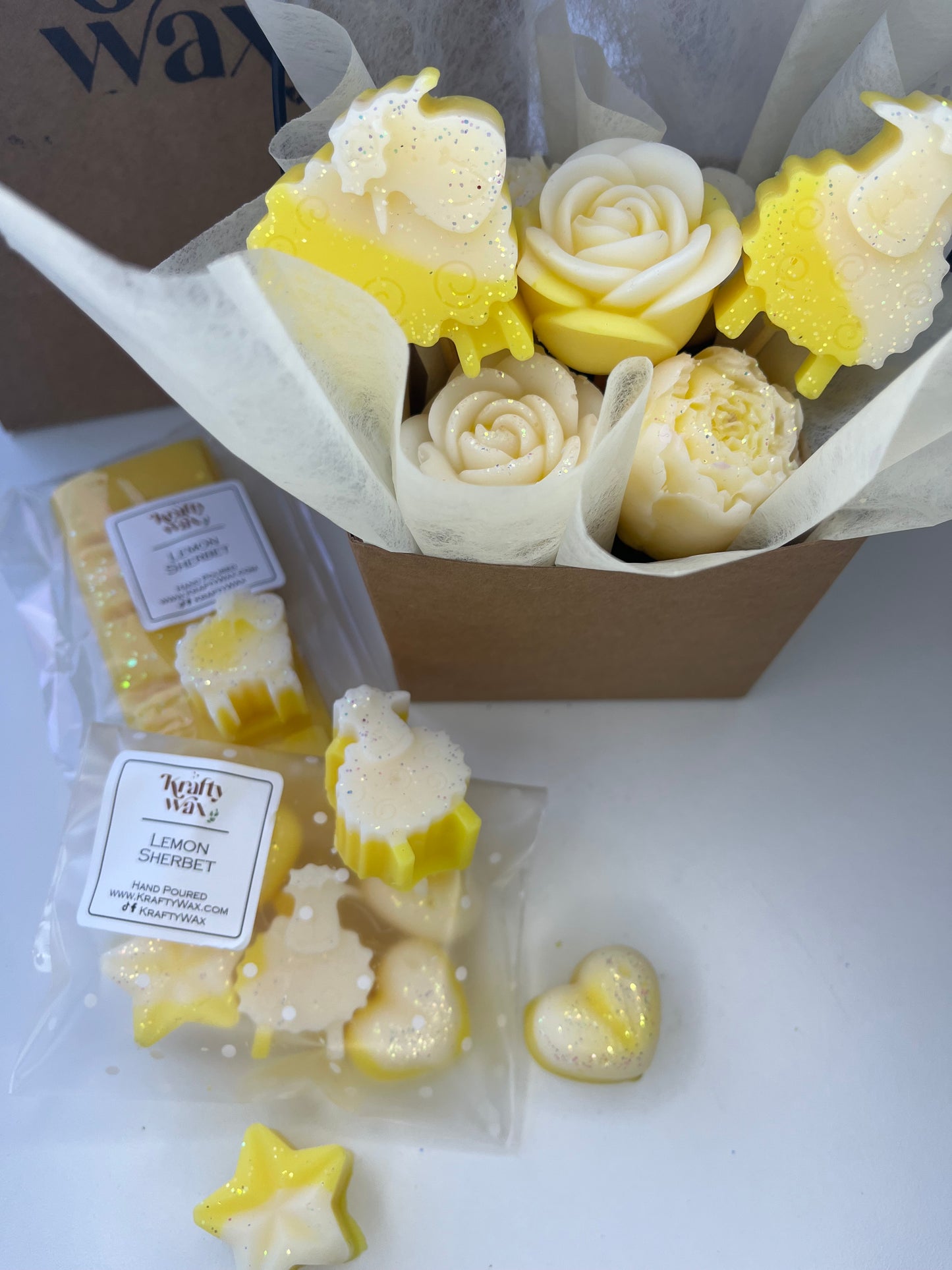 Kraftywax Lemon Sherbet Scented Products