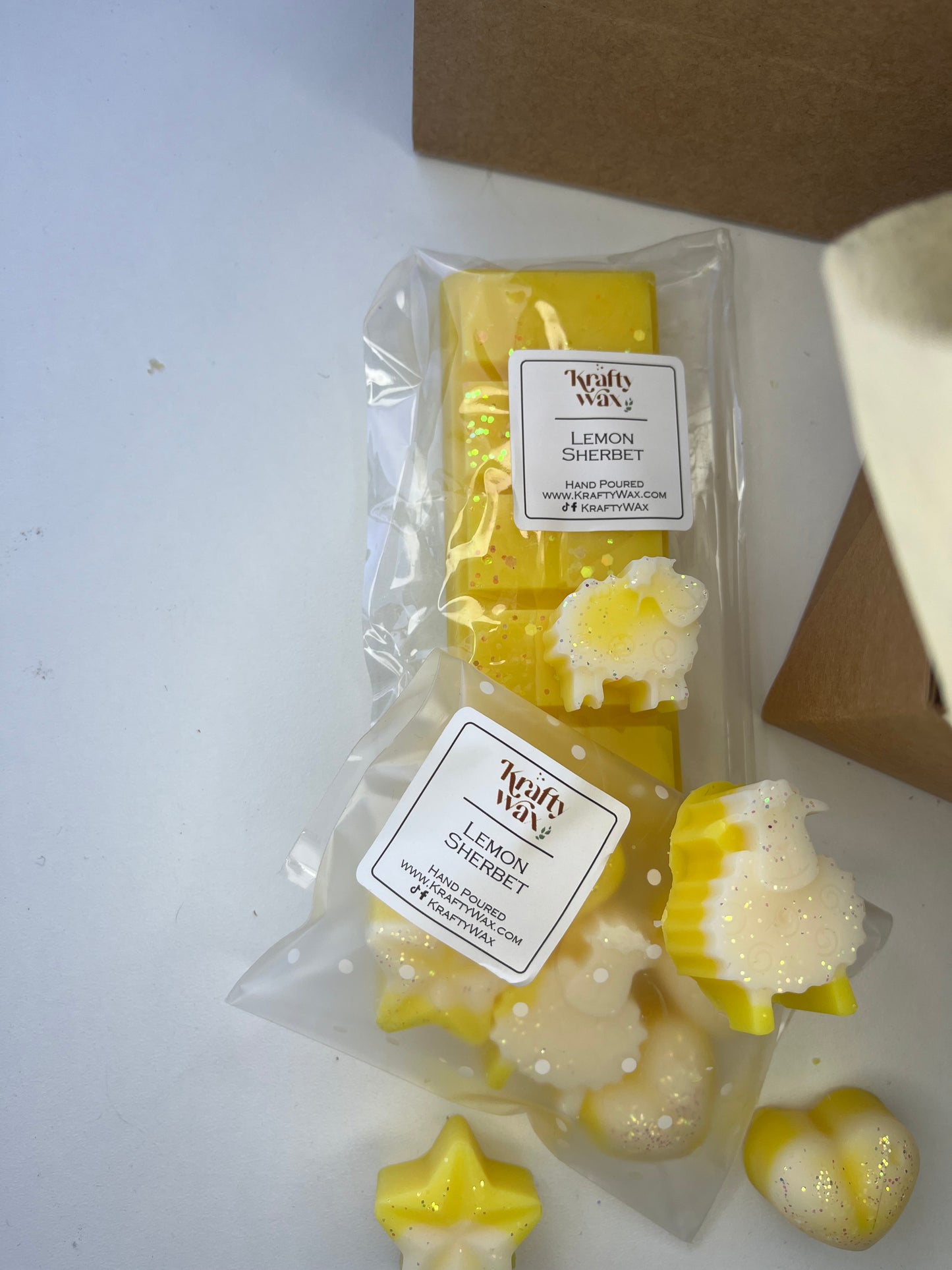 Kraftywax Lemon Sherbet Scented Products