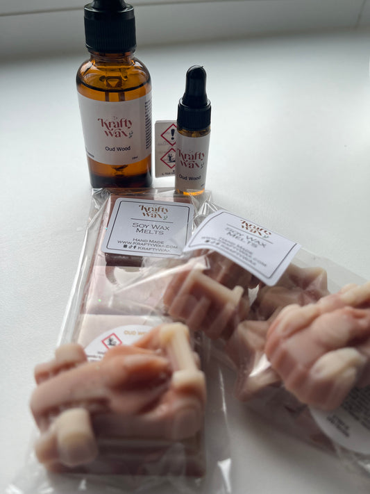 Kraftywax Oud Wood Scented Products