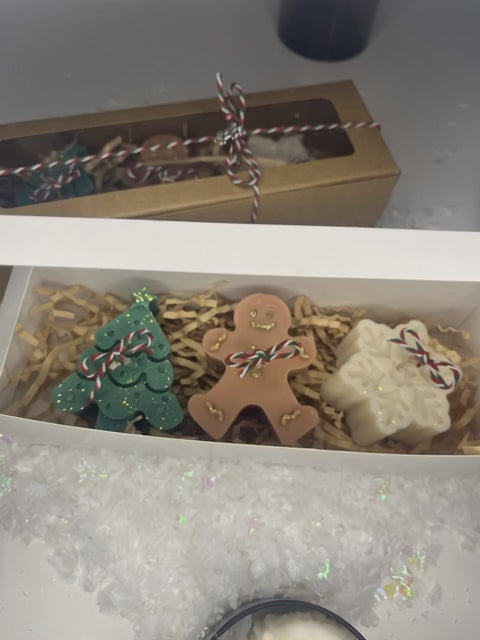 Kraftywax Christmas Pillar Candle Giftset